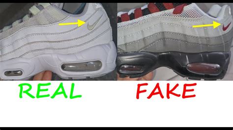 nike air max 95 black fake vs real|air max 95 sale men's.